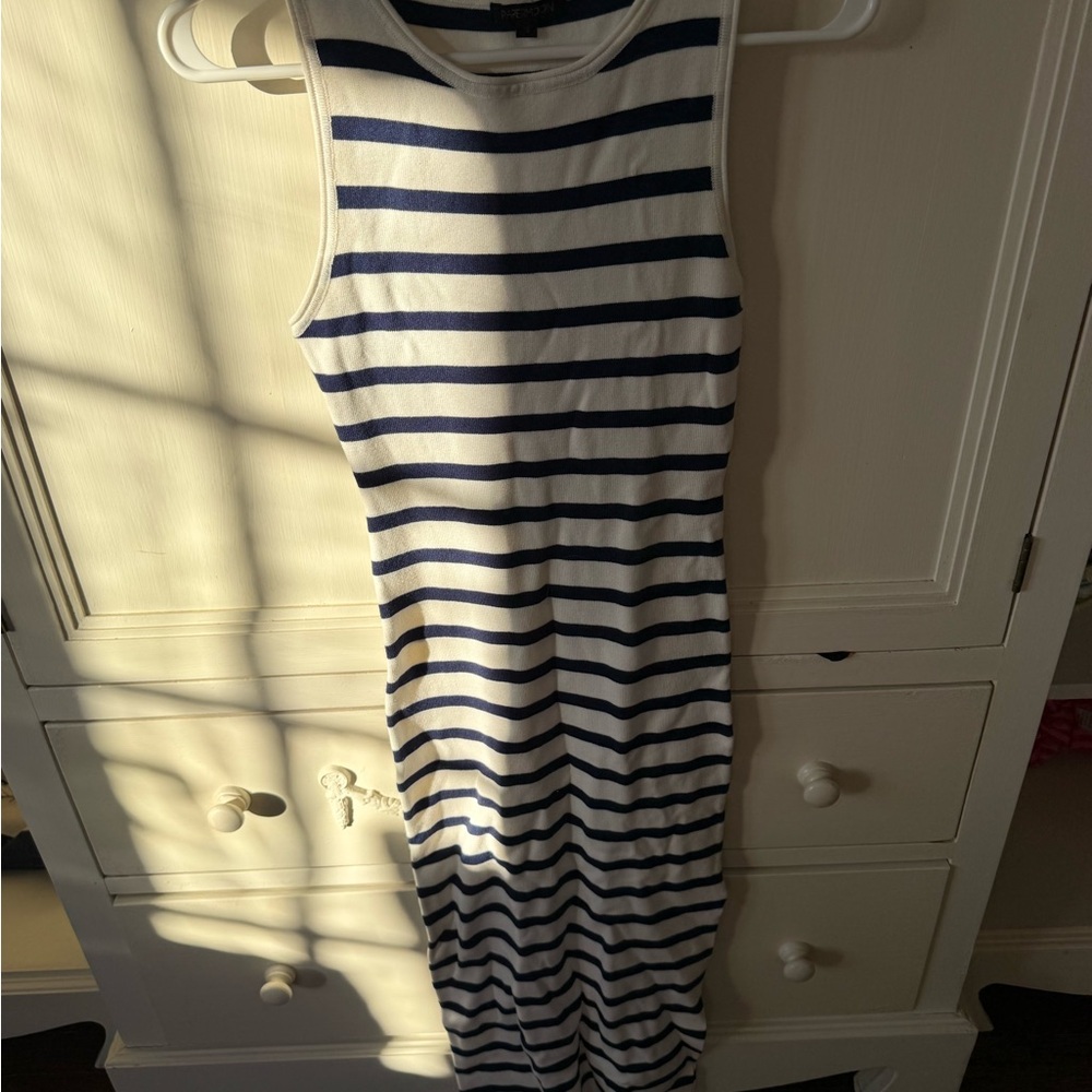 Striped Sleeveless Dress